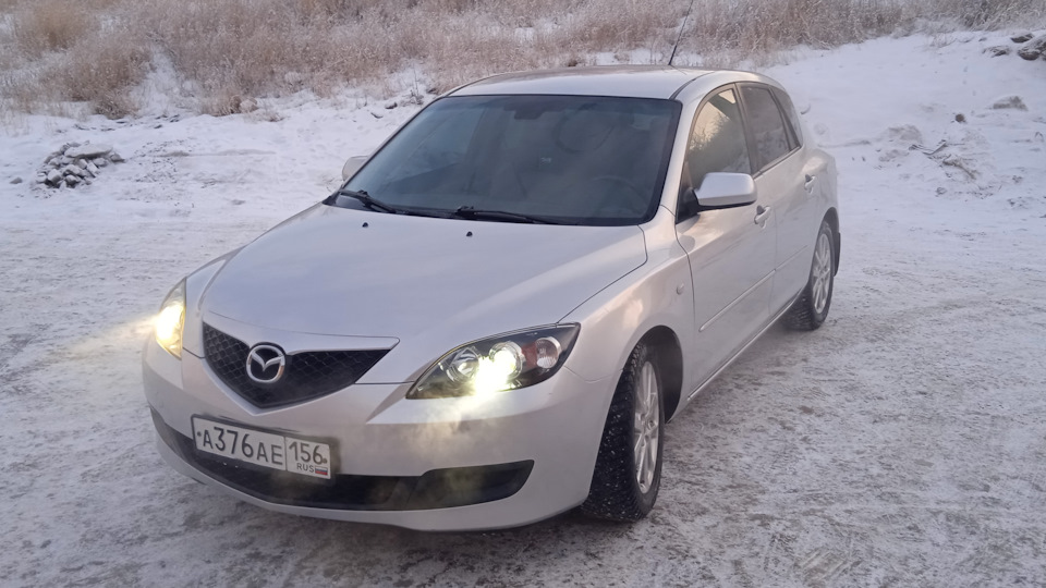 Mazda 3 (1G) BK 1.6 бензиновый 2008 | Серебристый металлик на DRIVE2