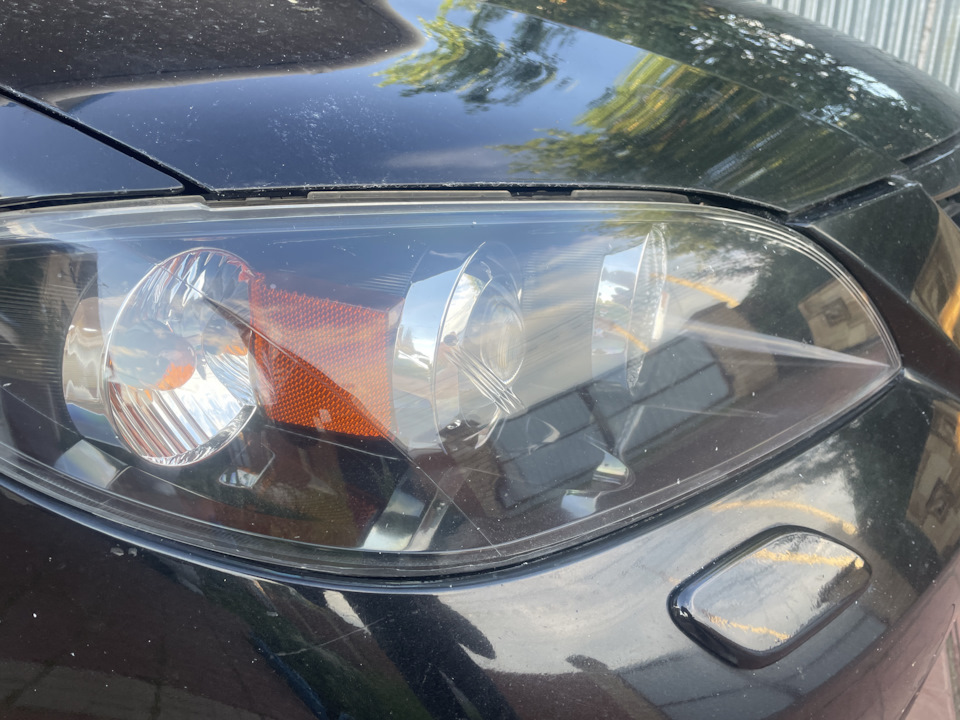 Бронепленка на фары — Mazda 3 (1G) BK, 2 л, 2008 года | своими руками ...