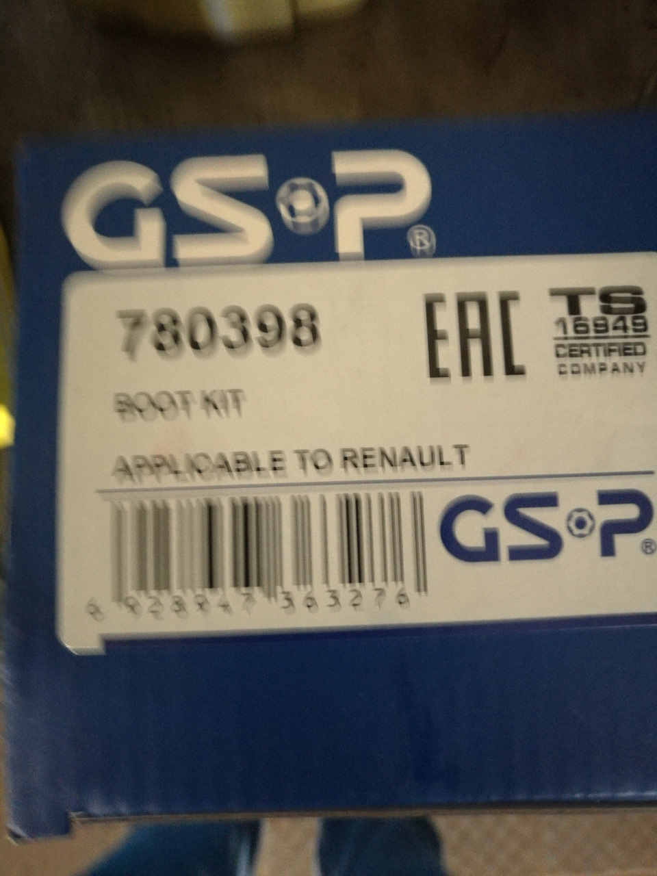 780398 Пыльник ШРУСа для Renault Duster, Fluence, Megane III GSP ...