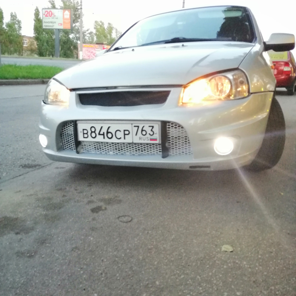 Туманки) — Lada Калина Спорт (1G), 1,6 л, 2009 года | просто так | DRIVE2