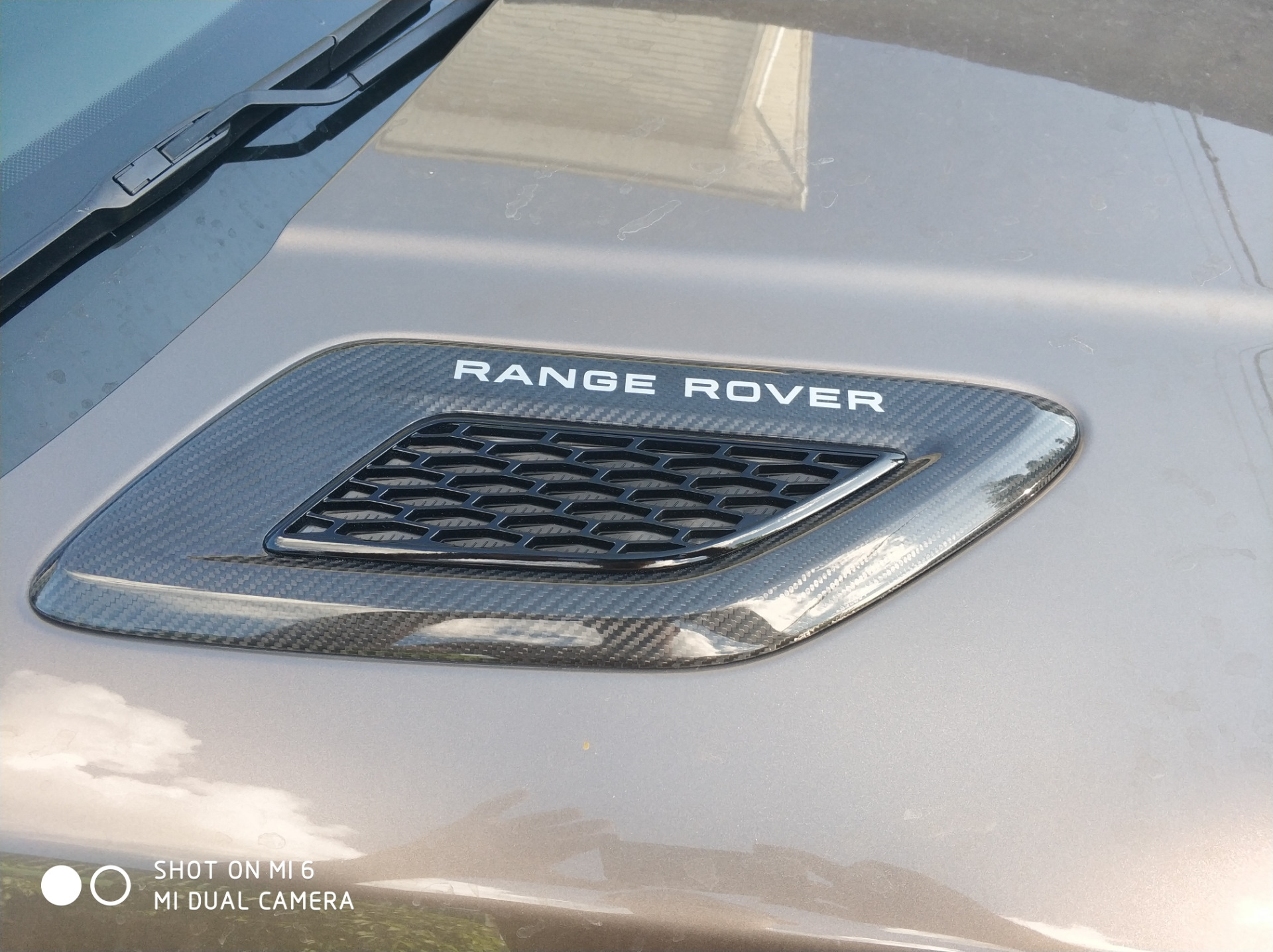 Карбоновые воздухозаборники на капот — Land Rover Range Rover Sport (2G ...