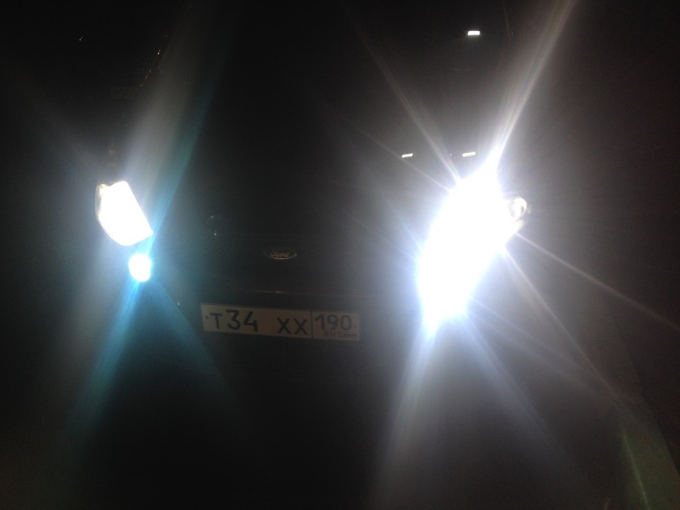 Габариты+ПТФ+Ближний — Ford S-Max (1G)