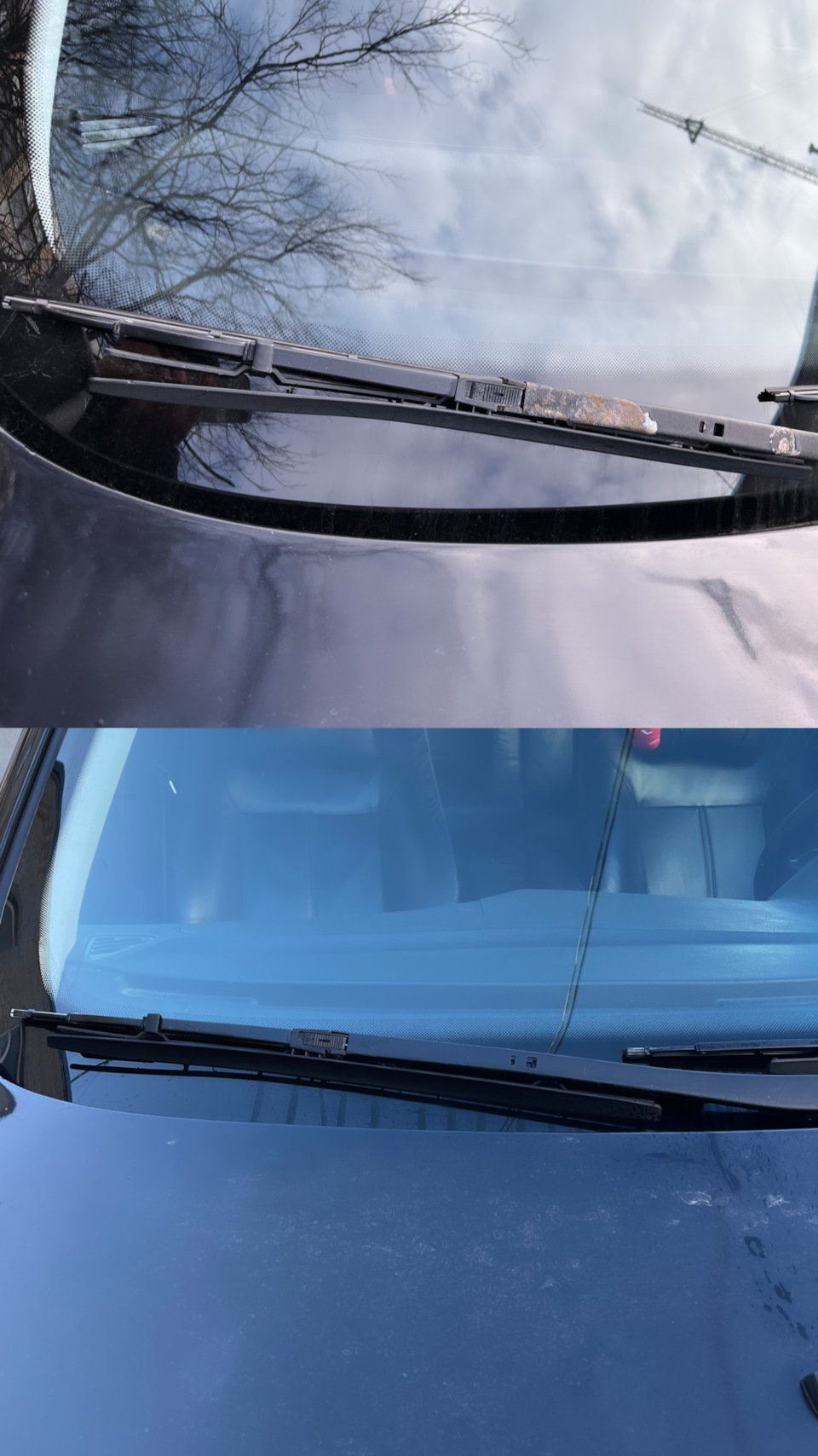Реставрация поводков стеклоочистителя — BMW 5 series Touring (E39), 2,5 ...
