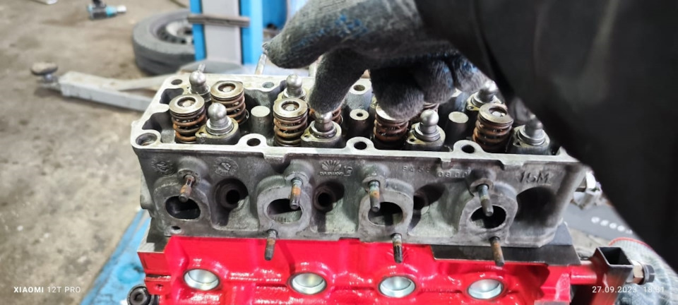 Сточился седьмой кулачок распредвала на Daewoo Lanos 1.5. Часть 1 ...