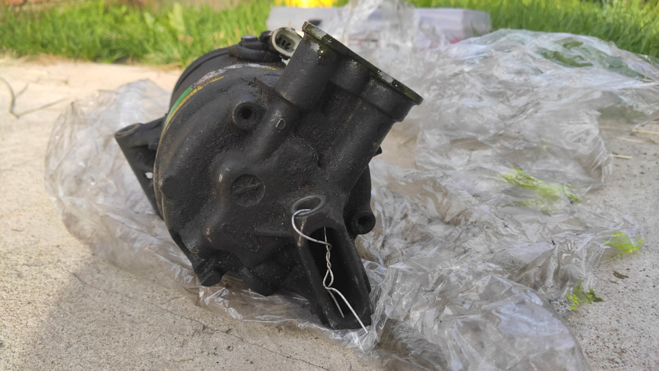 Замена компрессора кондиционера Z19DTH — Opel Astra H TwinTop, 1,9 л ...