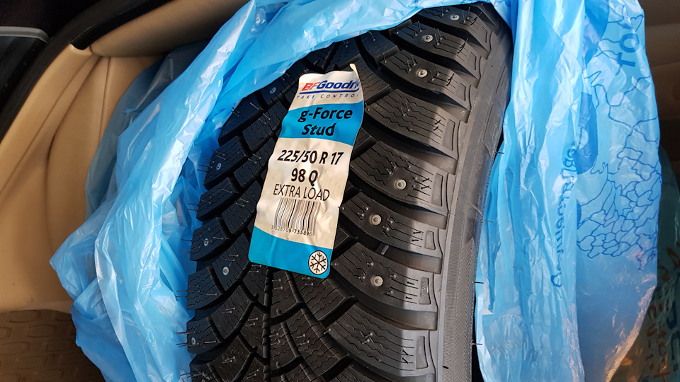 Зимние шипованные шины BFGoodrich g-Force Stud — BMW 5 series (E60), 2 ...