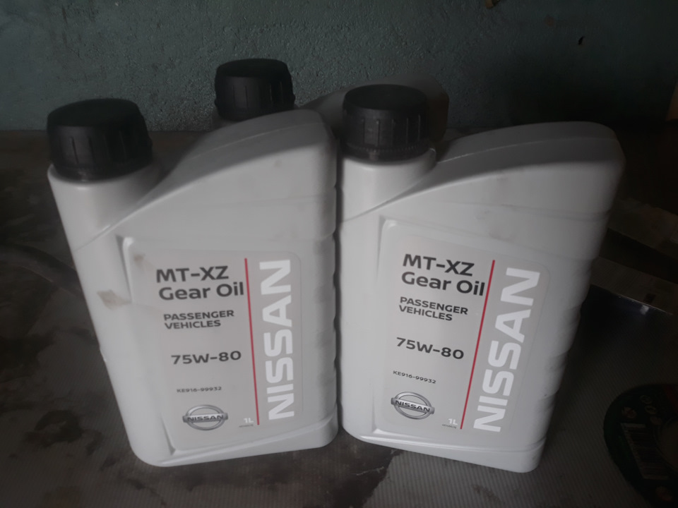 KE91699932R NISSAN 75W-80 GL-4+ MT-XZ GEAR OIL (1л) трансм. масло для ...