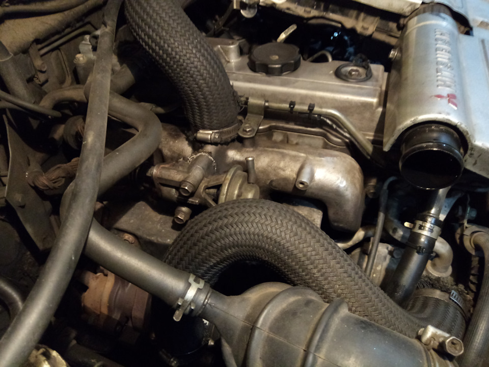 Маслоотделитель Хундай на 4М40 — Mitsubishi Pajero (2G), 2,8 л, 1994 ...