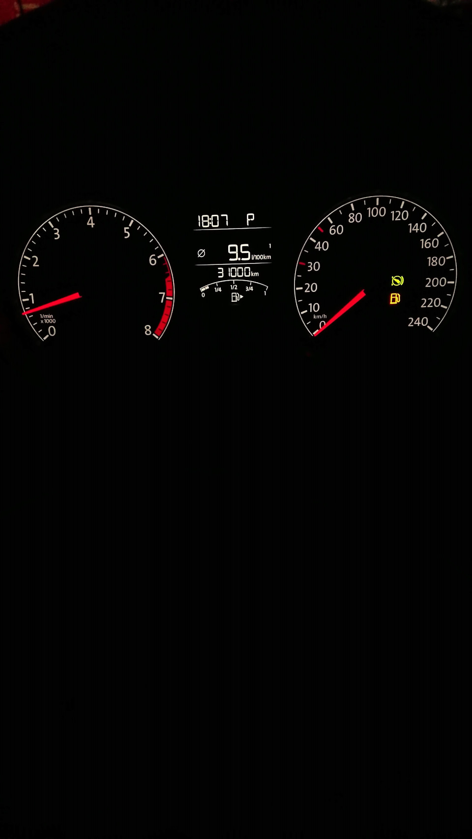 Ср.расход, ну и пробег — Volkswagen Polo Sedan, 1,6 л, 2017 года ...