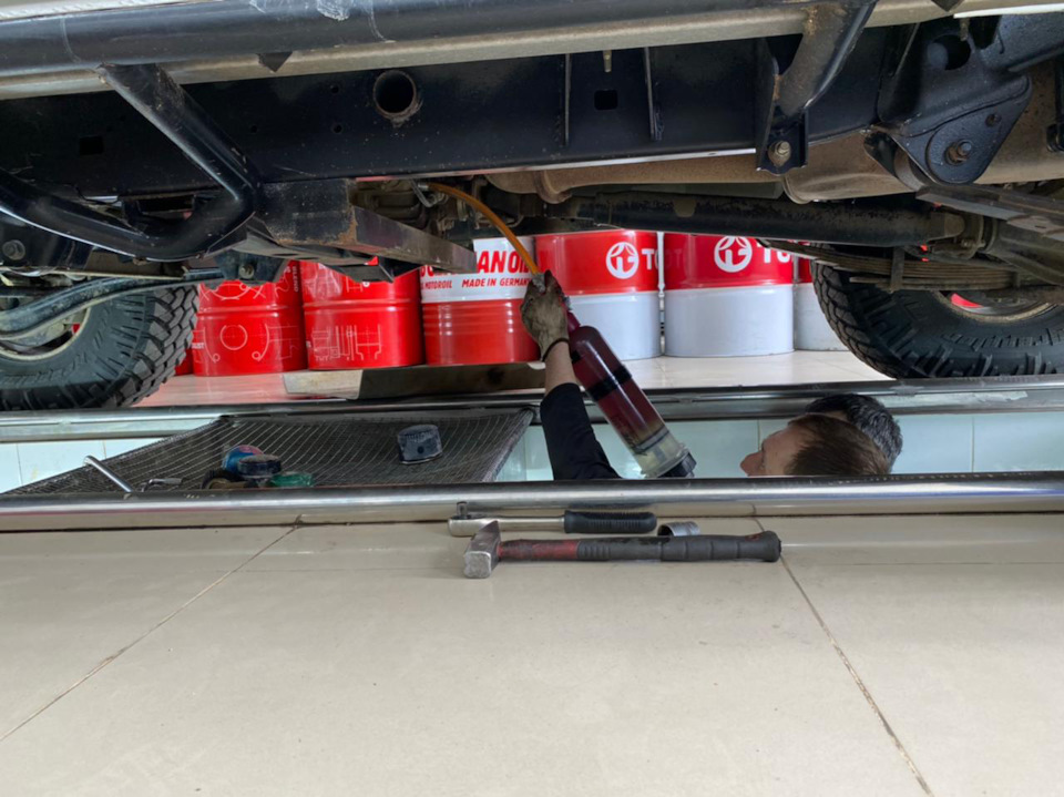 Гул в раздатке — Toyota Land Cruiser 70, 4,2 л, 2012 года | визит на ...