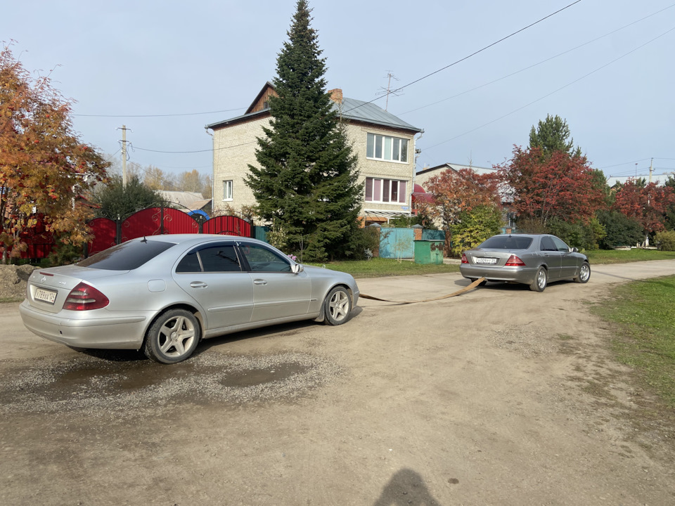Утащил в сервис — Mercedes-Benz E-Class (W211), 2,2 л, 2002 года ...