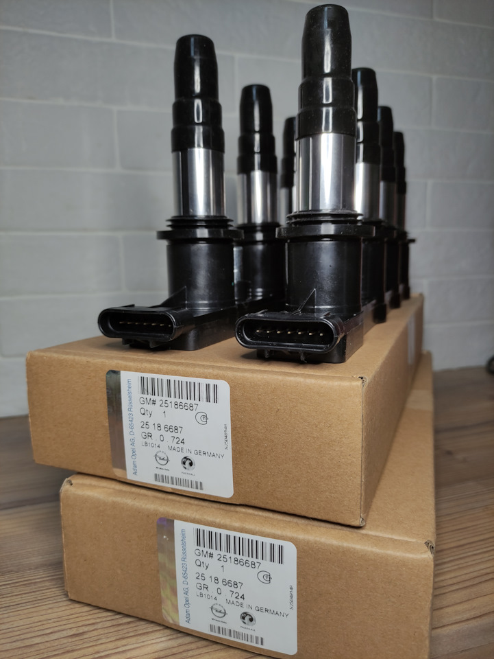 96476979 Катушка зажигания / Chevrolet Aveo, Cruze, Orlando 1.4/1.6/1.8 ...