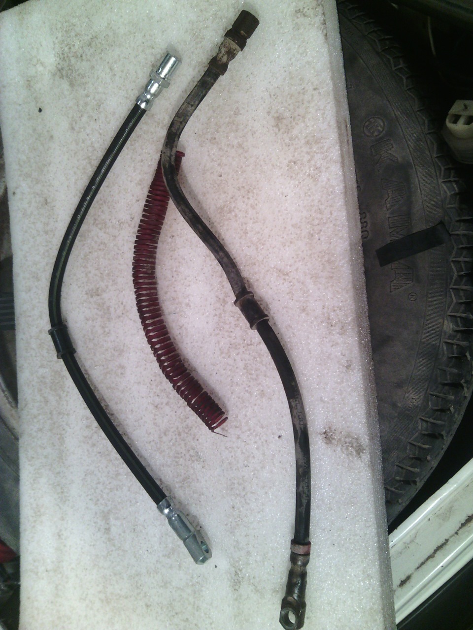 казус при прокачке тормозов — Lada 4x4 3D, 1,7 л, 1996 года | плановое ...