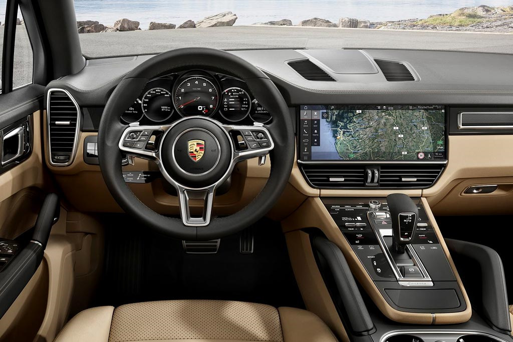 Интерьер porsche cayenne