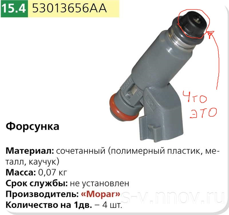 форсунки газ 31105 крайслер