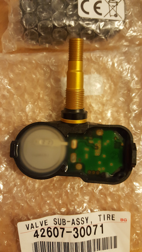 4260730071 Датчик давления в шине (TPMS sensor) TOYOTA LEXUS | Запчасти ...