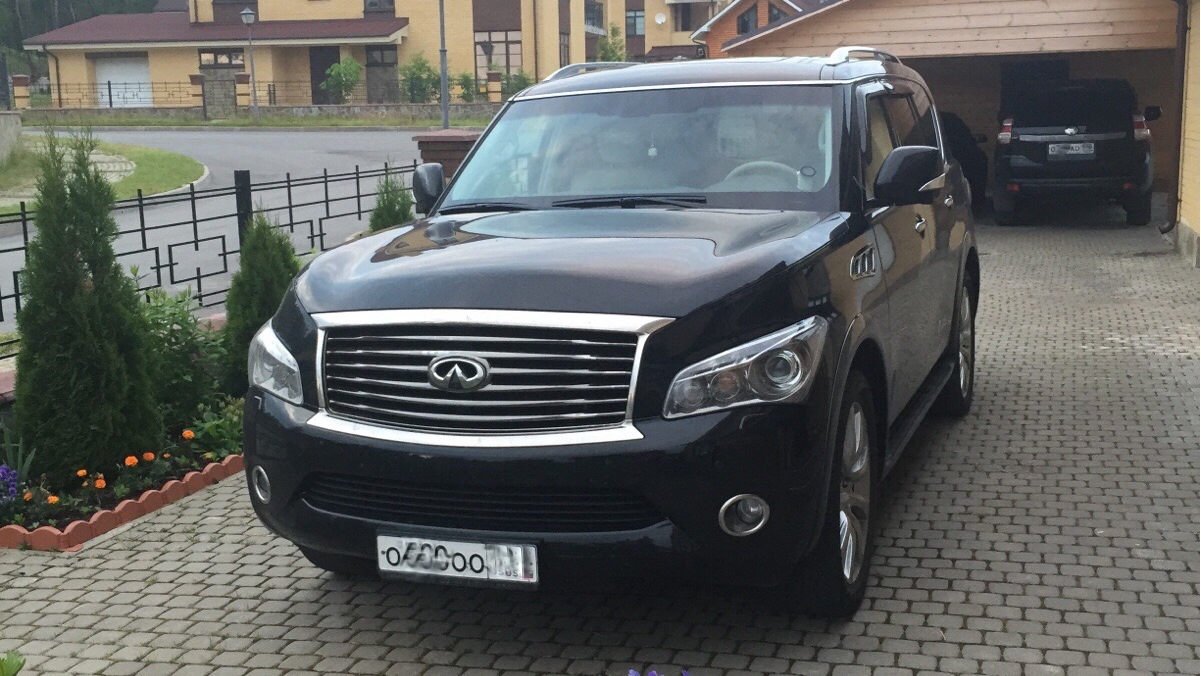 Infiniti QX80 5.6 бензиновый 2014 | -=Слон=- на DRIVE2