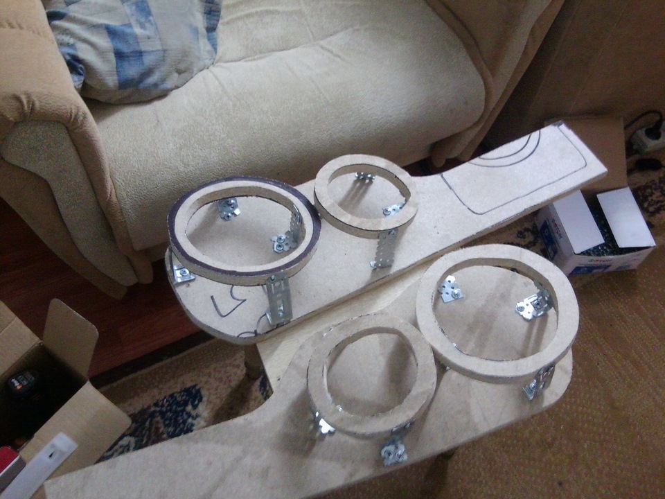 начинаю делать подиумы — Lada 21073, 1,6 л, 2005 года | автозвук | DRIVE2