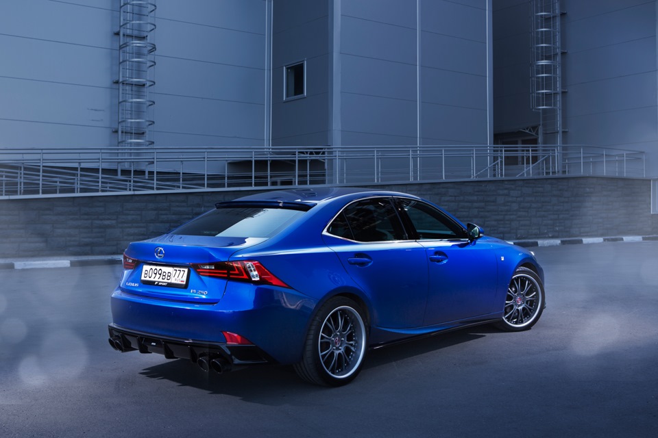 Lexus is f Ultrasonic Blue Metallic