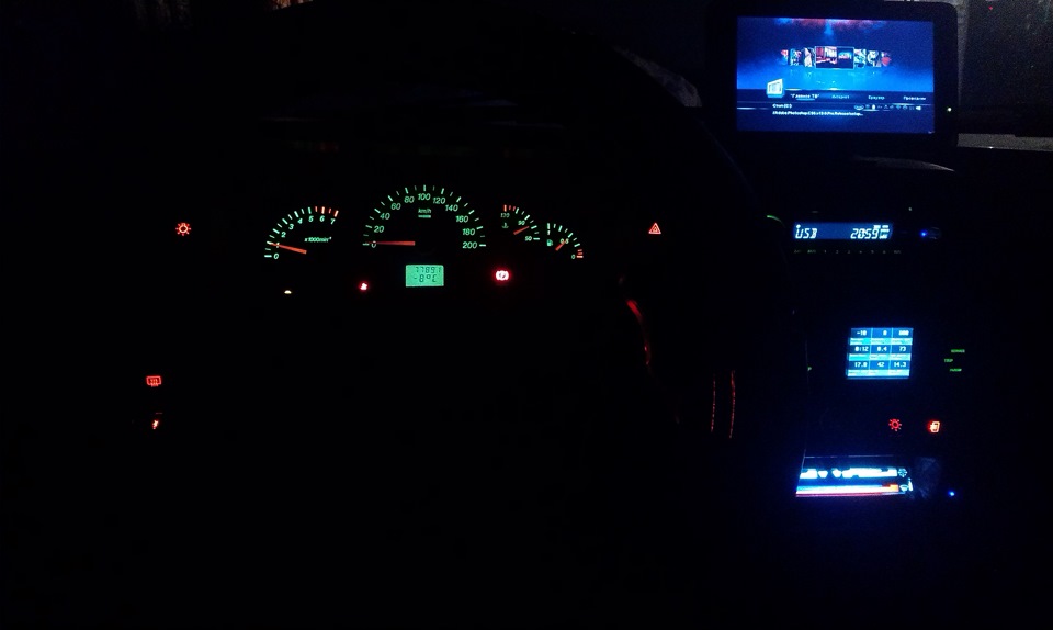 Приборная панель от приоры в высокую панель. Часть 4. — Lada 21099, 1,5 ...