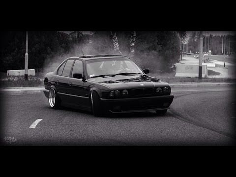 BMW e34 зима