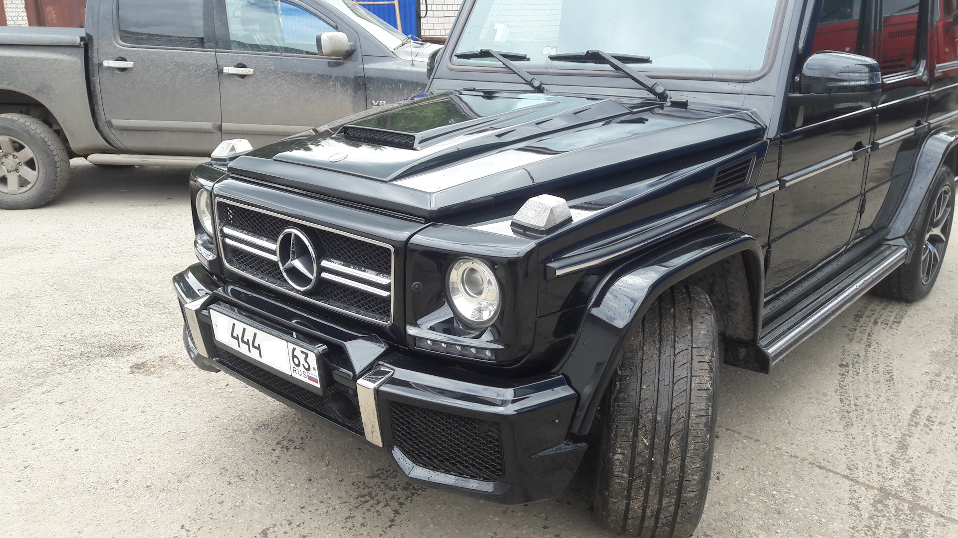 Mercedes g63 без бампера