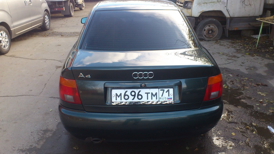 замена задних фонарей audi a4 b5