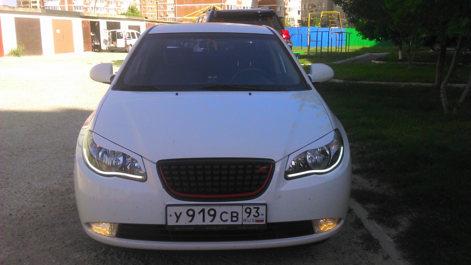 Реснички для Эли! — Hyundai Elantra (4G), 1,6 л, 2009 года | стайлинг ...