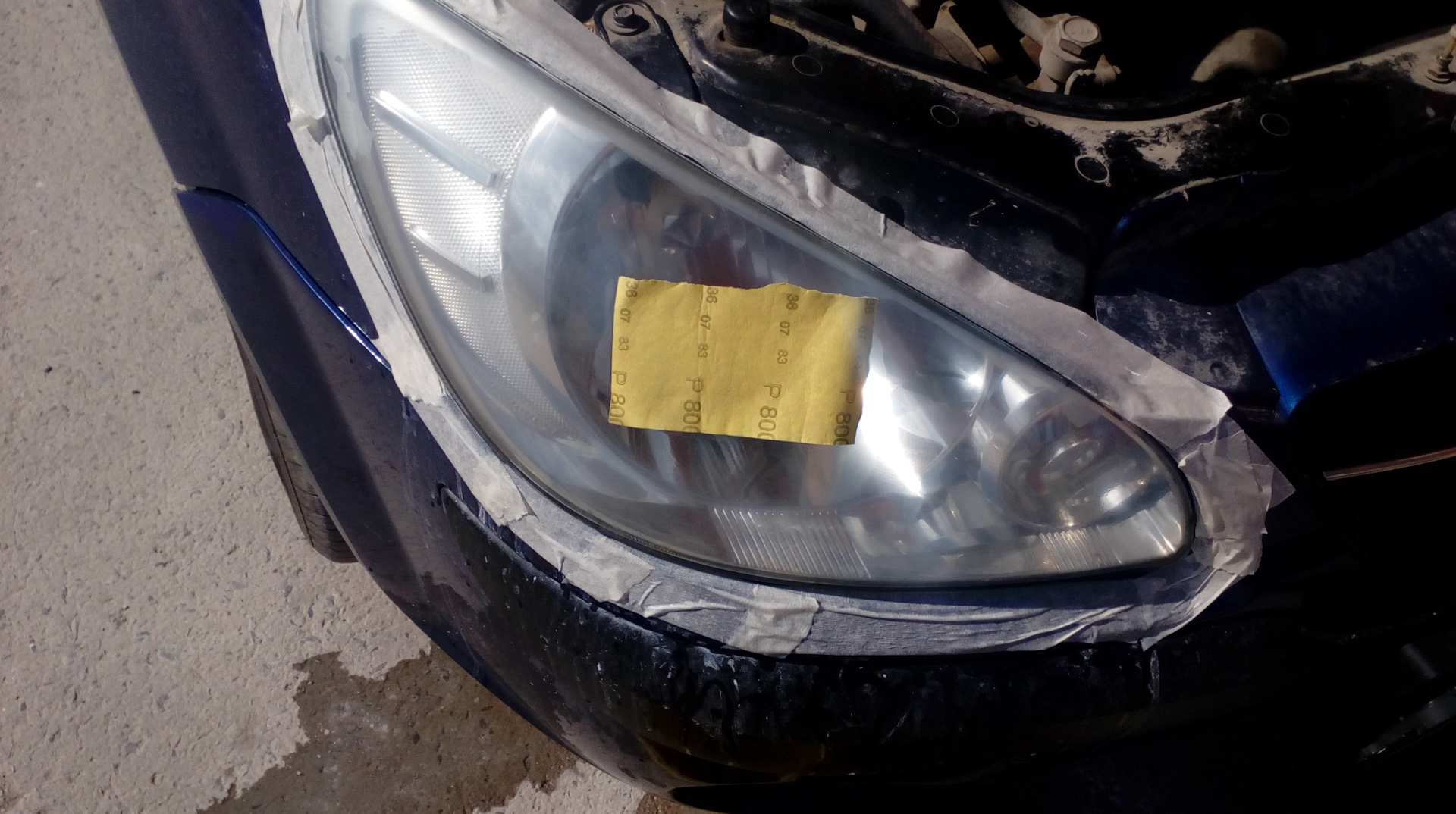 Восстановление второй фары — Hyundai Getz, 1,4 л., 2007 года | своими ...