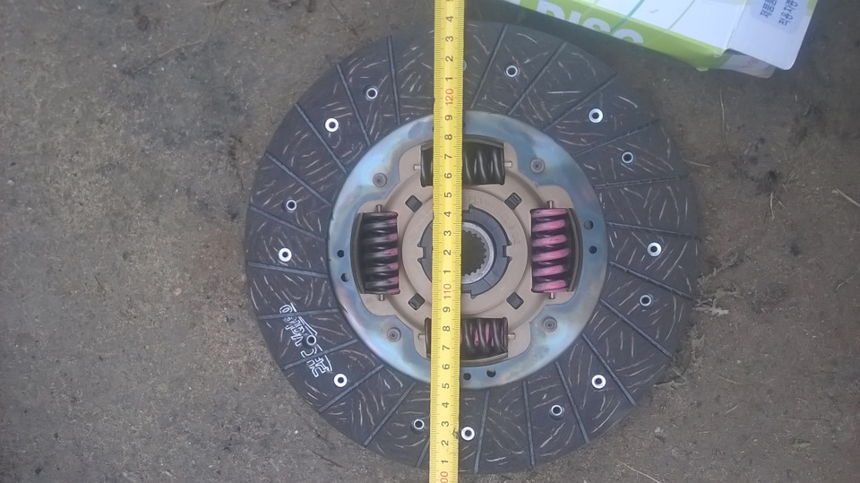 Новый диск. Оба 240мм. — ТагАЗ Tager 3D. Запчасти на фото: 8912012