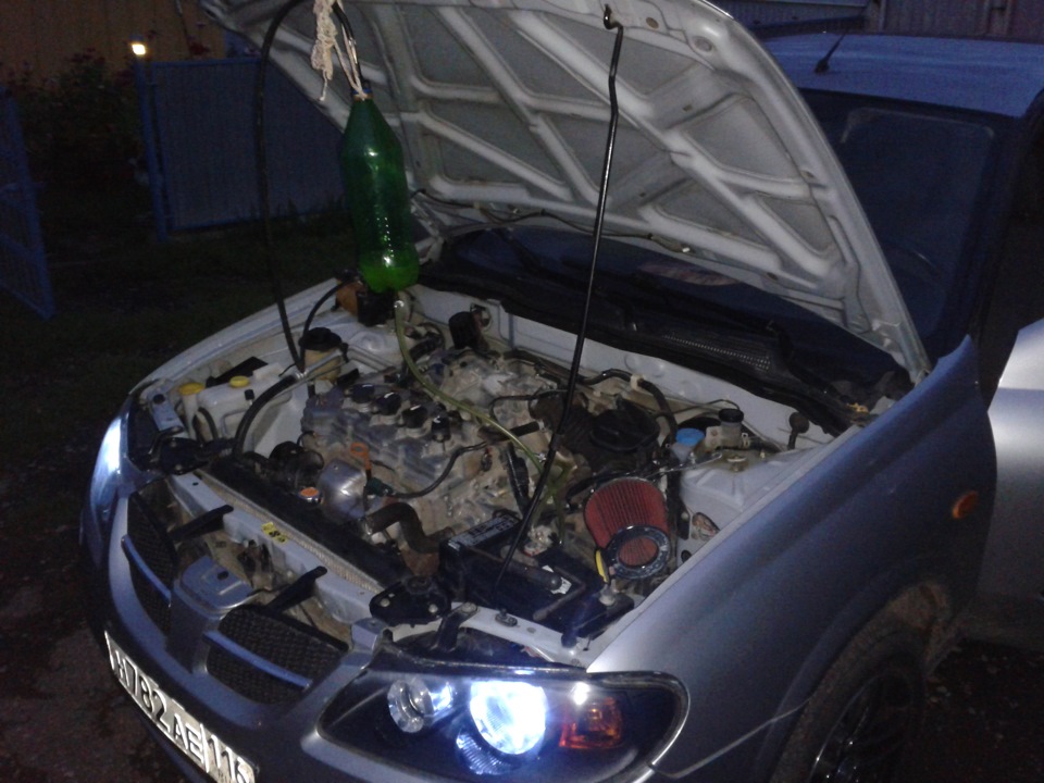 Чистка инжектора при работающем двигателе — Nissan Almera II (N16), 1,5 ...