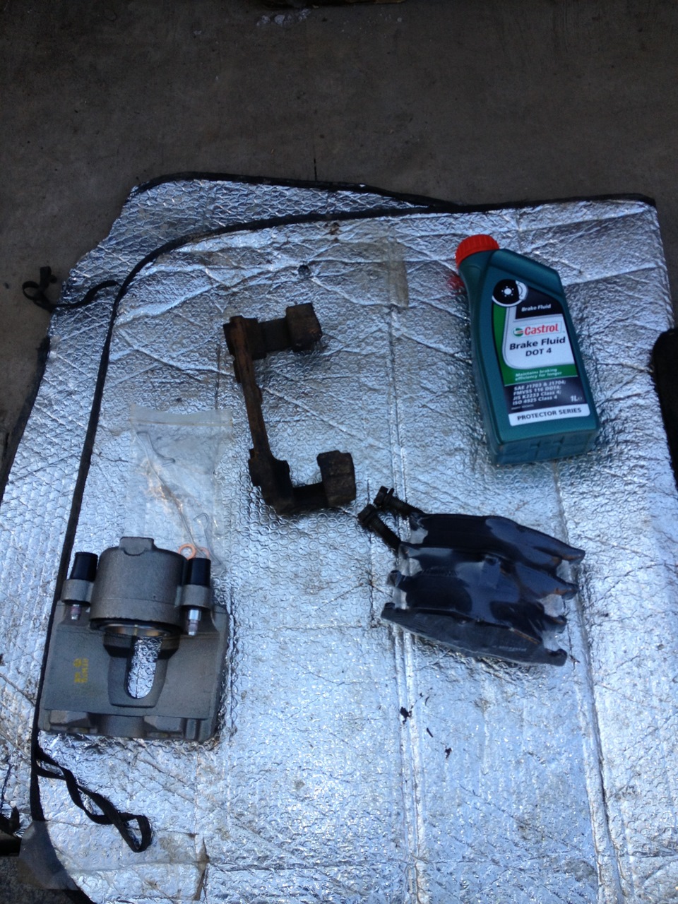 тормоза — Chrysler Sebring (2G), 2,7 л, 2002 года | своими руками | DRIVE2