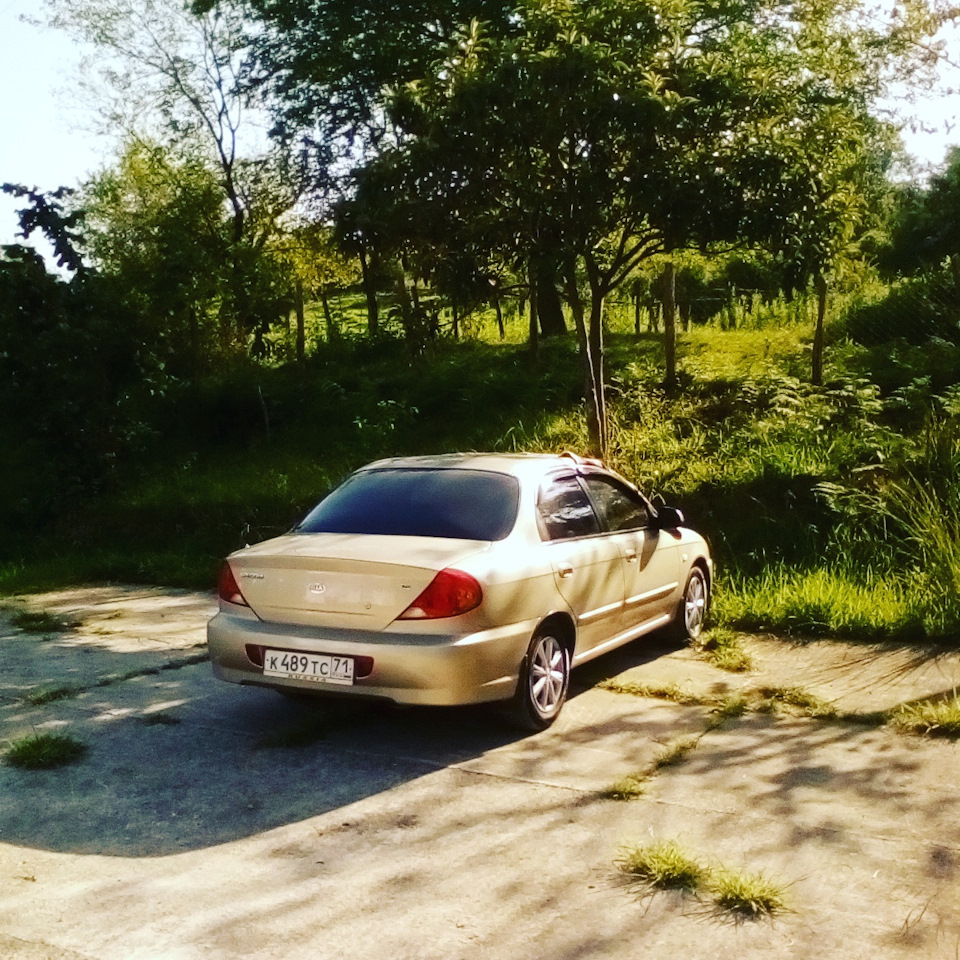 расход топлива. Едем в Новый Афон — KIA Spectra, 1,6 л, 2008 года ...