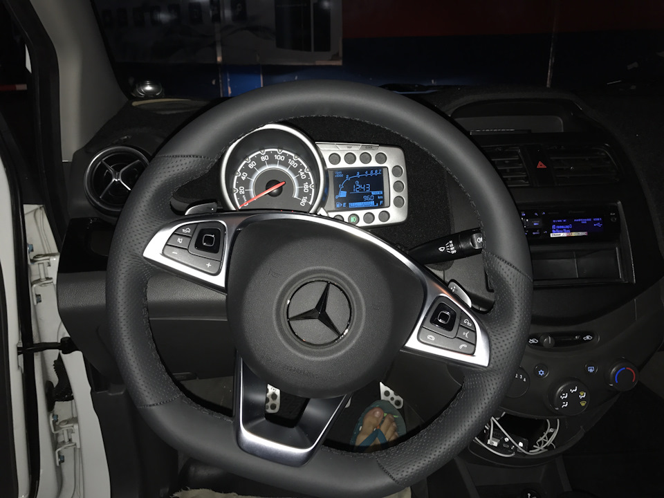 Установка руля — Chevrolet Spark (M300), 1,2 л, 2011 года | аксессуары ...