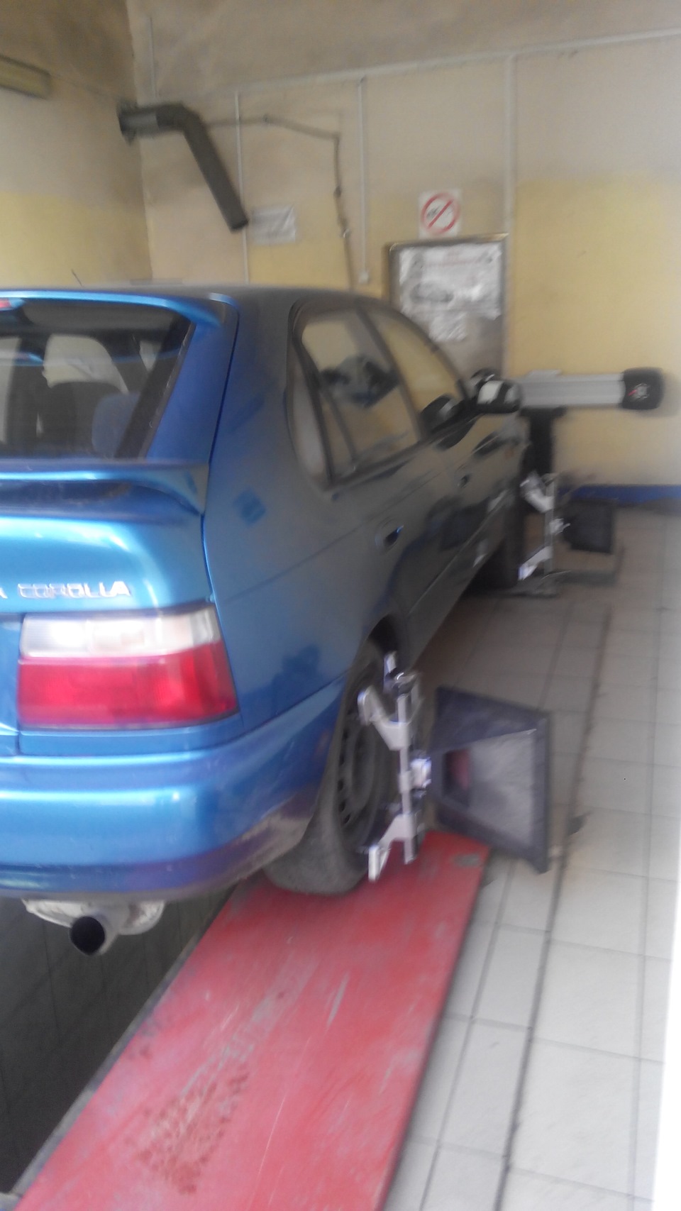 развал' схождение — Toyota Corolla (100), 1,3 л, 1995 года | визит на ...