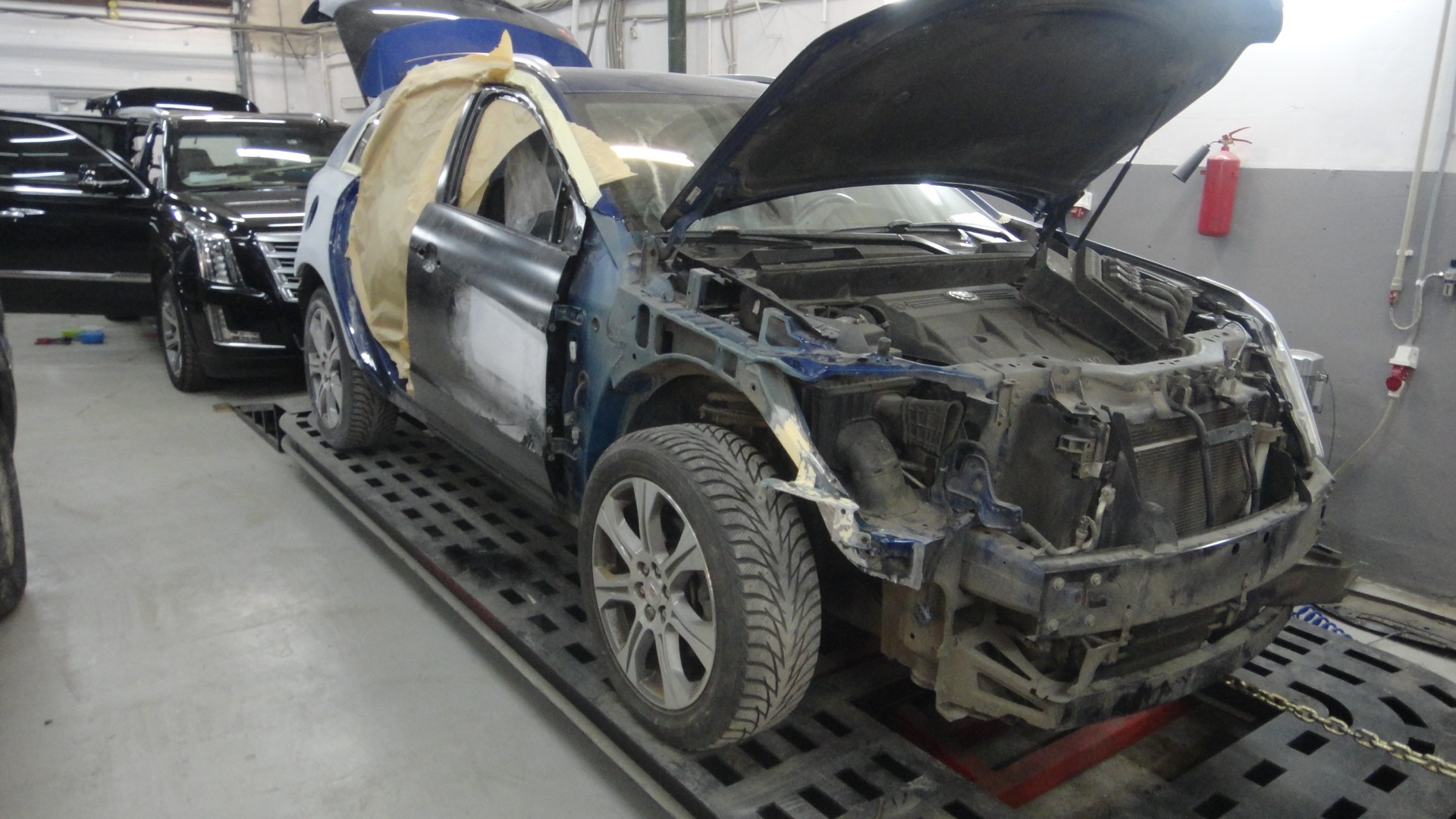 Стапель и покраска Кадиллак SRX. — Сообщество «Кузовной Ремонт» на DRIVE2