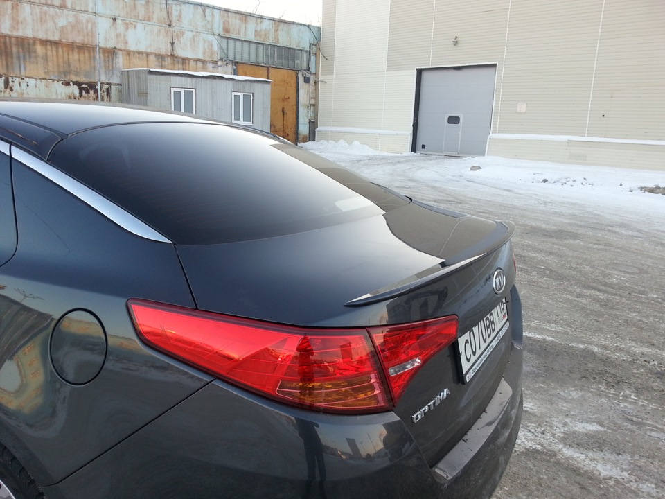 Kia Optima 4 спойлер