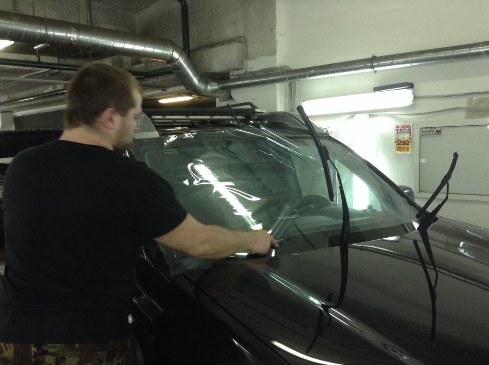 Атермальная пленка на лобовое стекло — Nissan X-Trail II (t31), 2,5 л ...