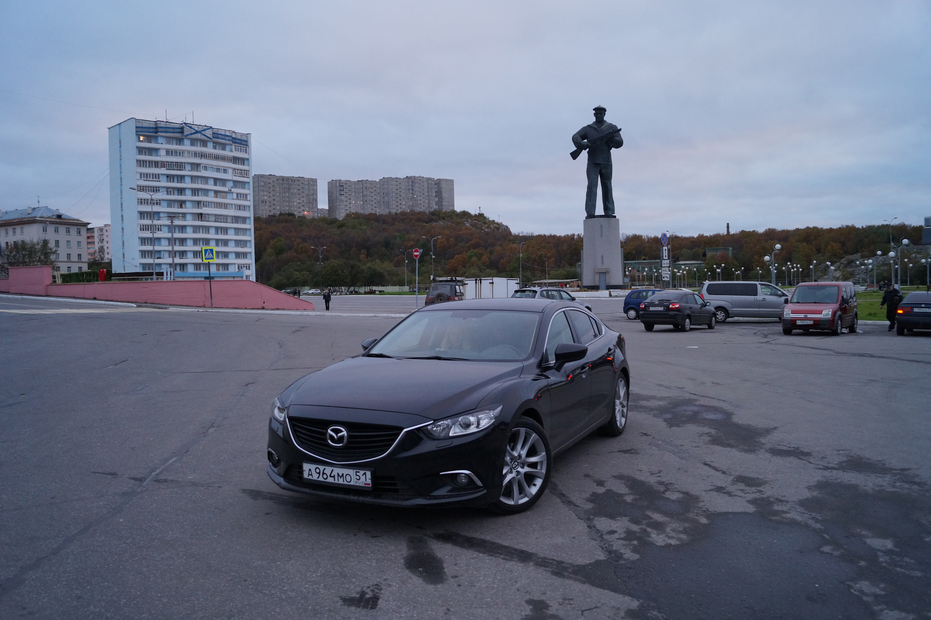 Съездил в Североморск на выставку военной техники — Mazda 6 (3G) GJ, 2 л,  2012 года | покатушки | DRIVE2