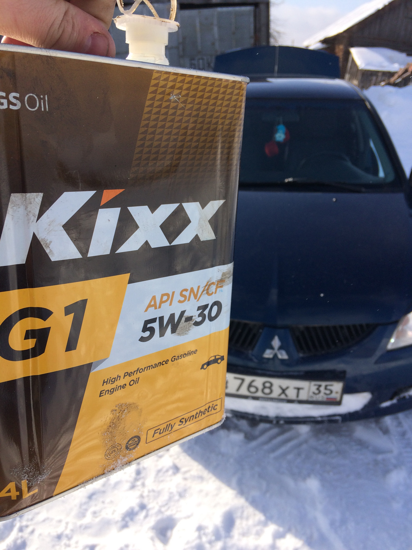Замена масла кикс 5/30 и планы на… — Mitsubishi Lancer IX, 1,6 л, 2005 ...