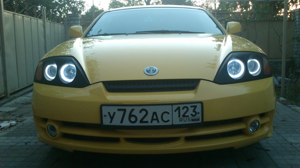 Ангельские глазки! — Hyundai Tuscani (GK), 2 л, 2002 года | стайлинг ...