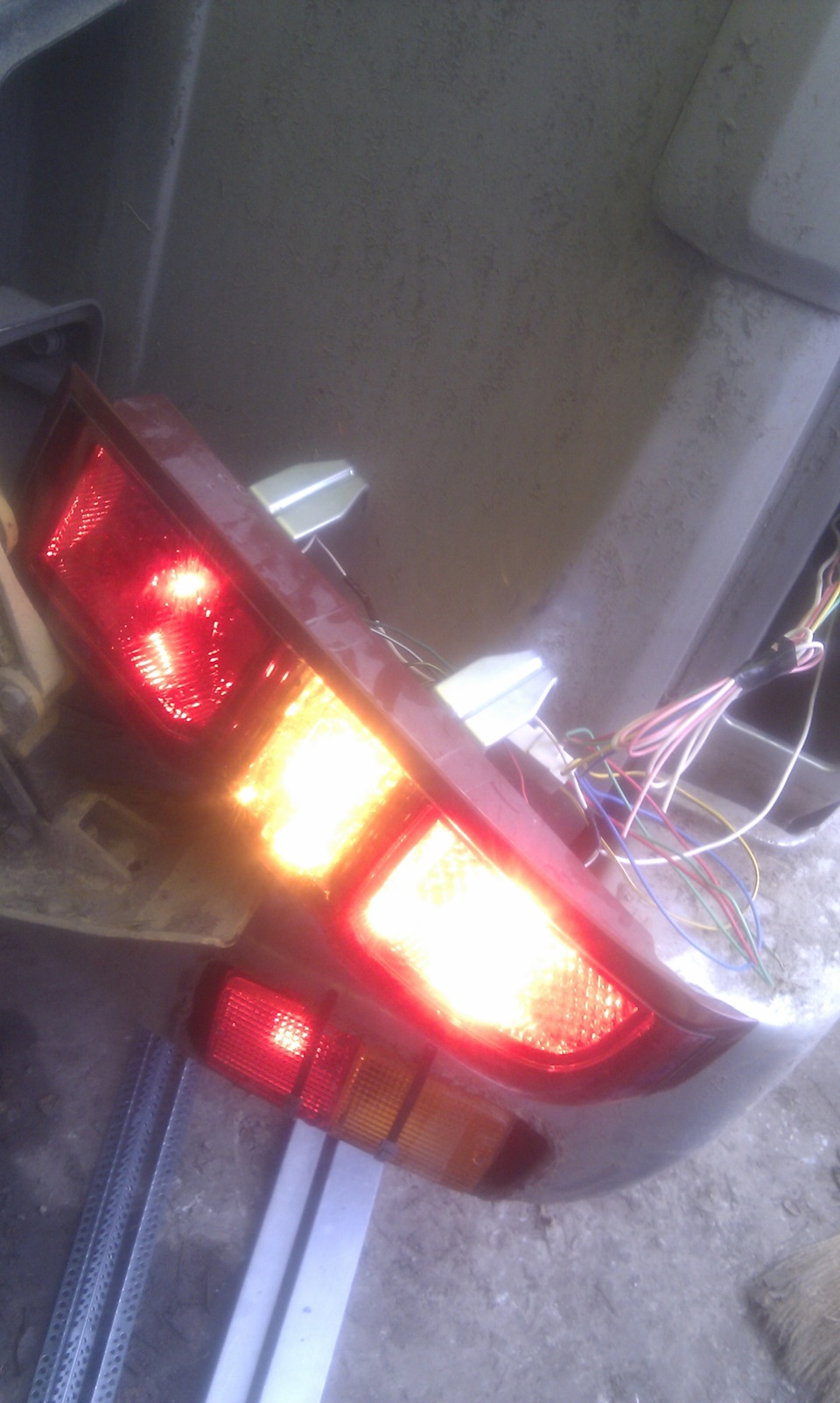 Переделка задних фонарей . - Nissan Patrol GR I (Y60), 2,8 л, 1991 года тюнинг D