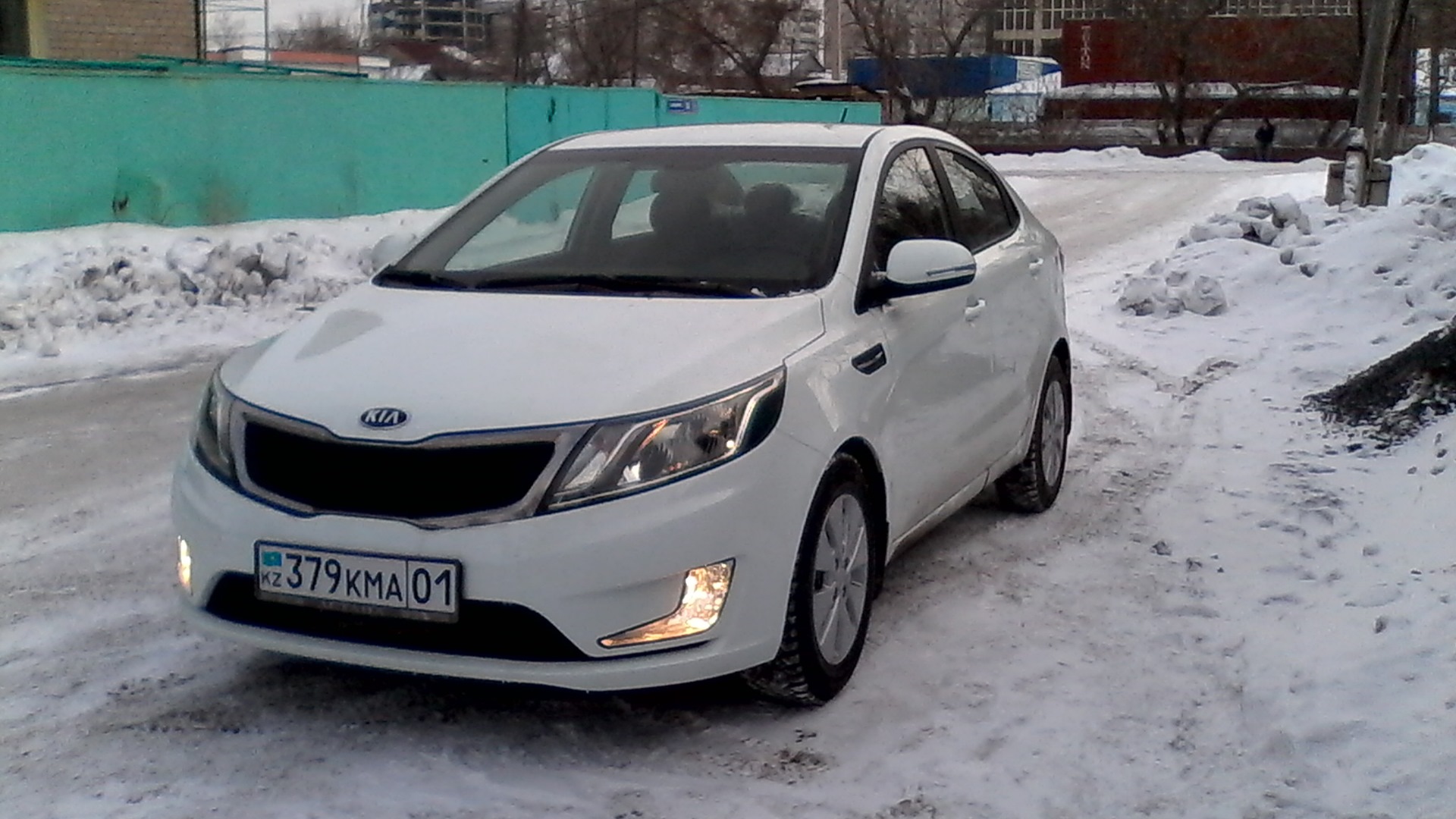 KIA Rio (3G) 1.6 бензиновый 2014 | Снежка на DRIVE2