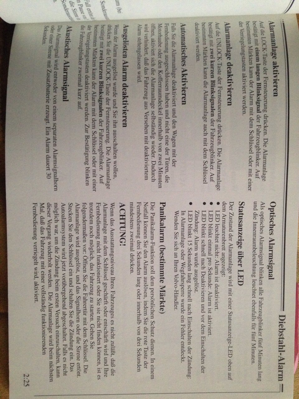 Как включить штатную сигналу? — Volvo C70 (1G), 2 л, 2000 года ...