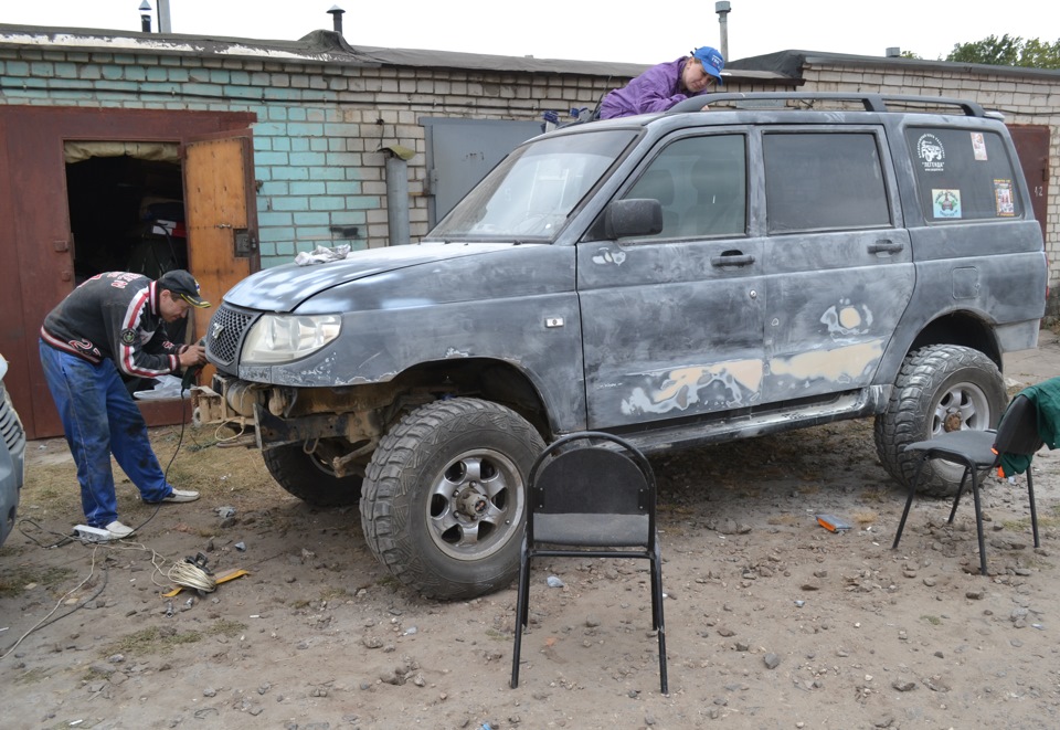 Покраска уаз патриот своими руками