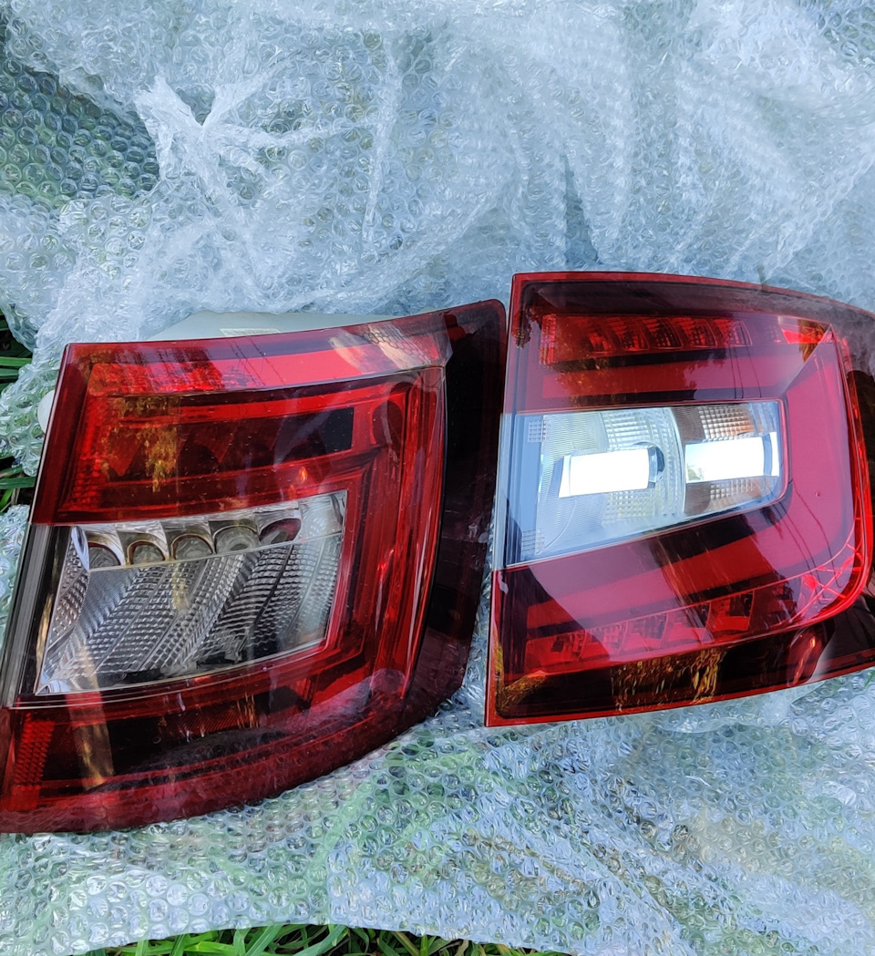 High LED фонари Октавия а7 FL рестайлинг. — Skoda Octavia Combi A7 Mk3 ...