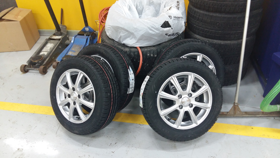 Купил на лето диски Скад Монако и шины Nordman SX2. — Hyundai Getz, 1,4 ...