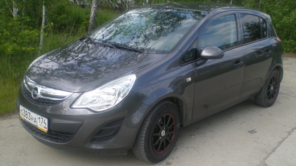 Technical grey opel