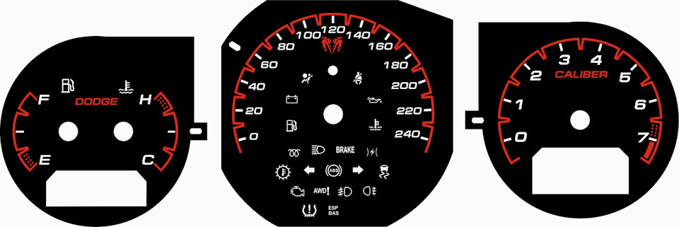 Додж калибр не горит панель приборов