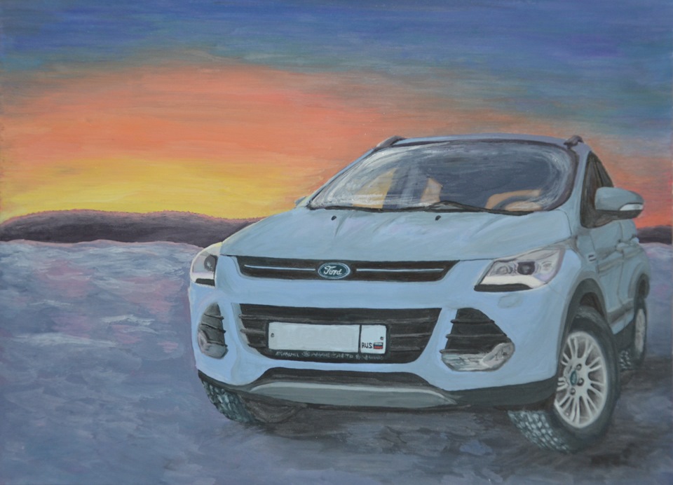 Ford kuga рисунок